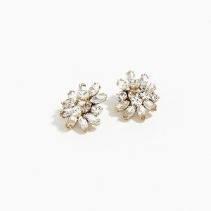 COPY - J.Crew Clear Crystal Burst Earrings
